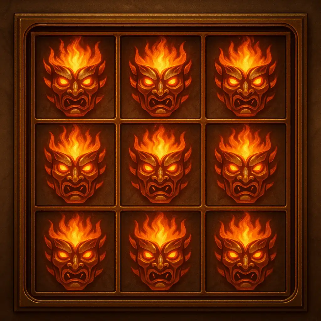 9 Masks Of Fire slot game thumbnail